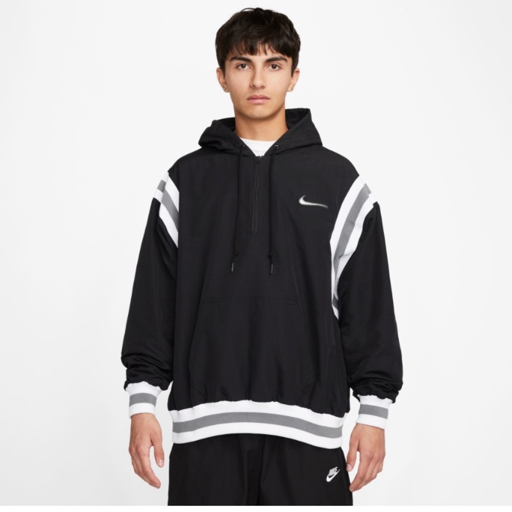 NWT Nike Black and White Hooded Jacket